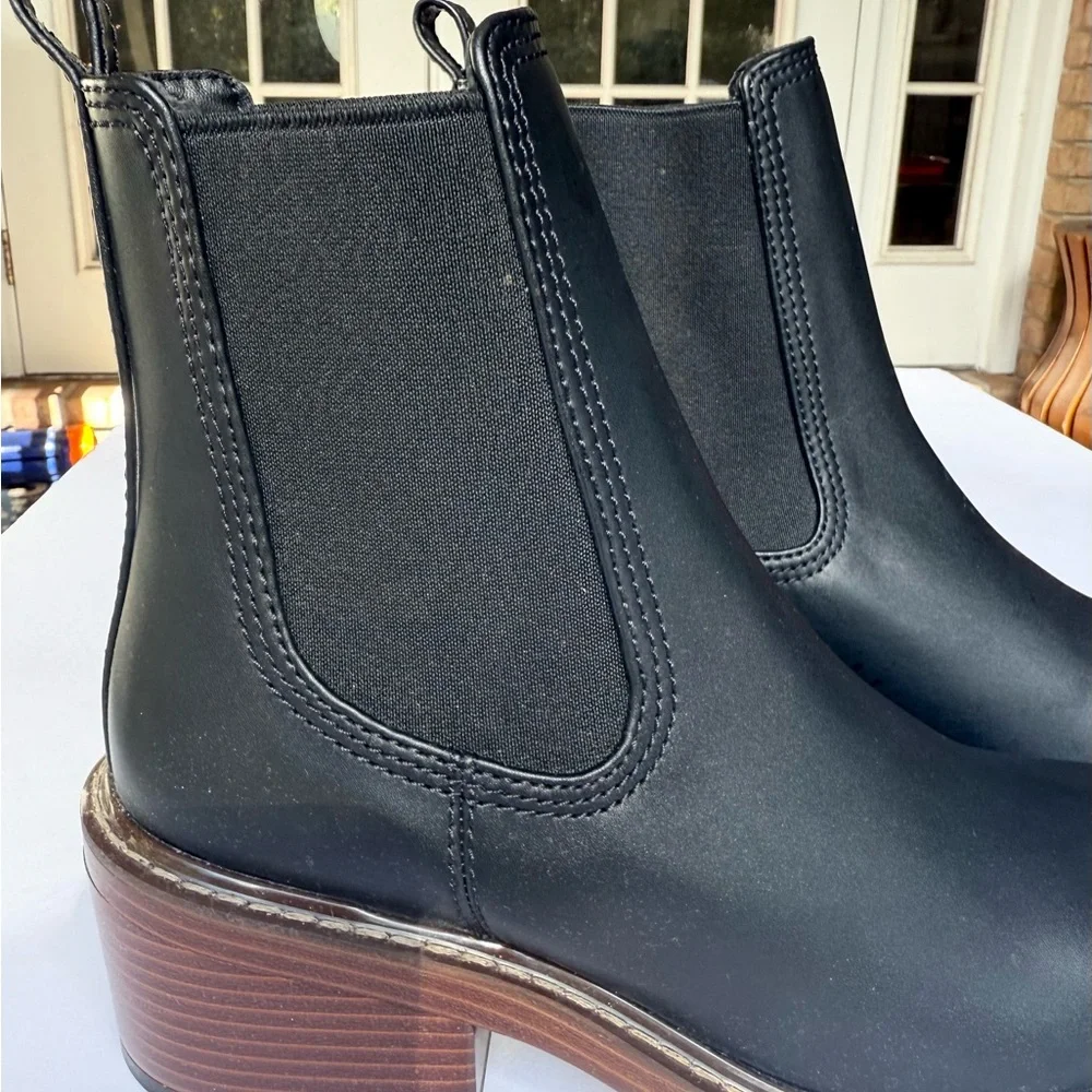 đź–¤Steve Madden Black Laurely Ankle Booties Size 8.5 - NWOT - Picture 2 of 8